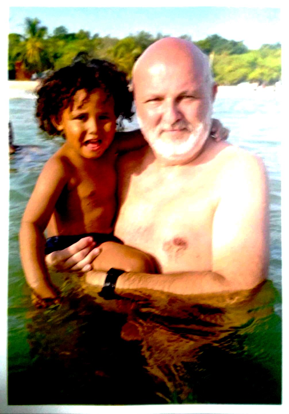 At the beach in shithole Dakar wih David